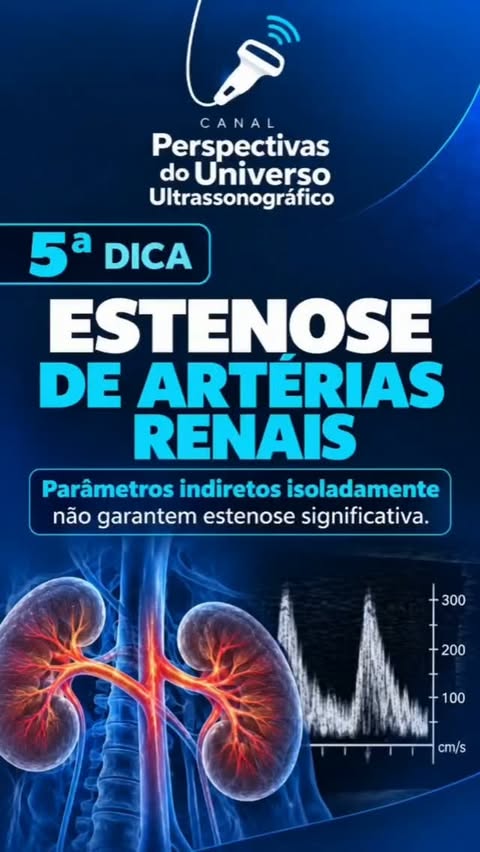 Post sobre estenose de artérias renais no doppler
